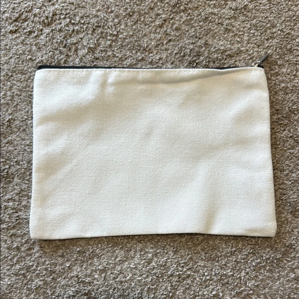 Floral Butterfly Canvas Pouch - Picture 2 of 5